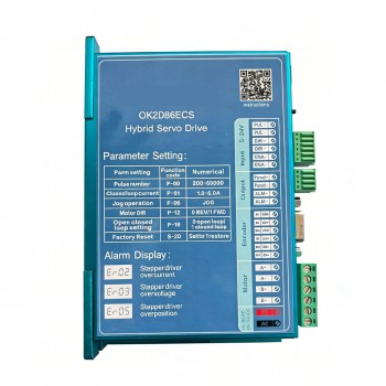 OUKEDA OK2D86ECS Closed Loop Stepper Motor Driver 0~8A 18~80VDC for Nema 34 Stepper Motor