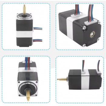 10Pcs NEMA 11 Coaxial Stacked Stepper Motor 1.8° 55mN.m 0.67A 6.16 V 2 Phase Multilayer Stepper Motor
