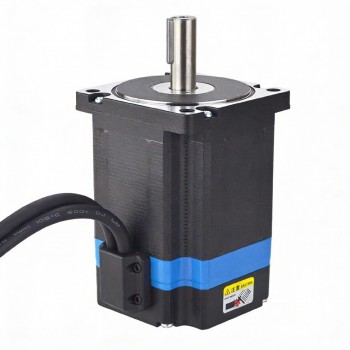 Nema 34 Closed Loop Stepper Motor 5.8Nm 1.8 Deg Φ14 mm Keyway Shaft with Encoder 1000PPR 86 x 86 mm