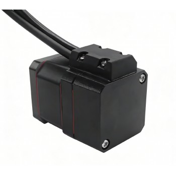 CASUN IP67 Waterproof Nema 17 Stepper Motor 1.8° 1.68A 400mN.m 12V 2 Phase Coaxial Stacked Stepper Motor