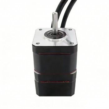 CASUN IP67 Waterproof Nema 17 Stepper Motor 1.8° 1.68A 400mN.m 12V 2 Phase Coaxial Stacked Stepper Motor