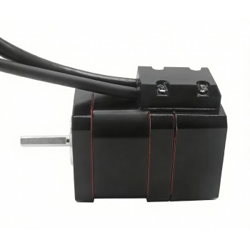 CASUN IP67 Waterproof Nema 17 Stepper Motor 1.8° 1.68A 400mN.m 12V 2 Phase Coaxial Stacked Stepper Motor