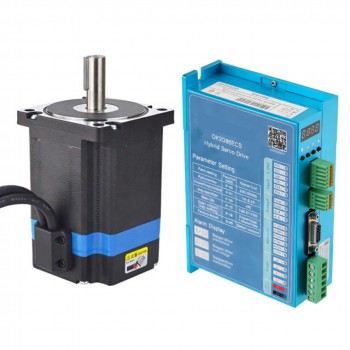 1 Axis Closed loop Stepper Motor Kit 5.8 Nm(821.51 oz.in) 1.8 Deg Nema 34 Closed loop Stepper Motor ＆ Driver