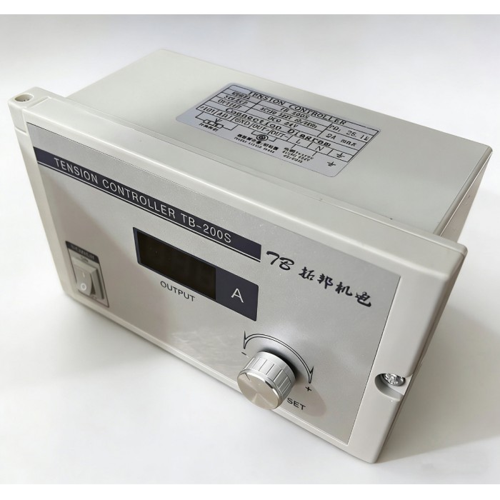 TB-200S Manual Tension Controller 0–24V DC 3A for Magnetic Particle Clutches and Brakes TB-200S Manual Tension Controller 0–24V DC 3A for Magnetic Particle Clutches and Brakes