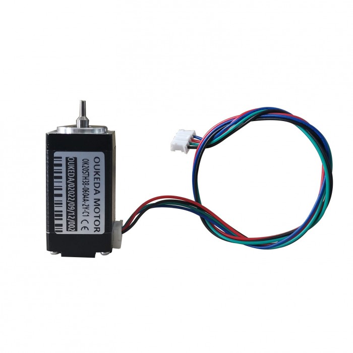Oukeda Nema 8 Stepper Motor 3.9 Ncm 1.8 Deg 2 Phases 20 × 20 mm 4 Wires Oukeda Nema 8 Stepper Motor 3.9 Ncm 1.8 Deg 2 Phases 20 × 20 mm 4 Wires