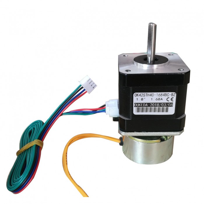 Oukeda NEMA 17 Stepper Motor with Brake 1.8° 26Ncm/32Ncm 2 Phase 42×42 mm