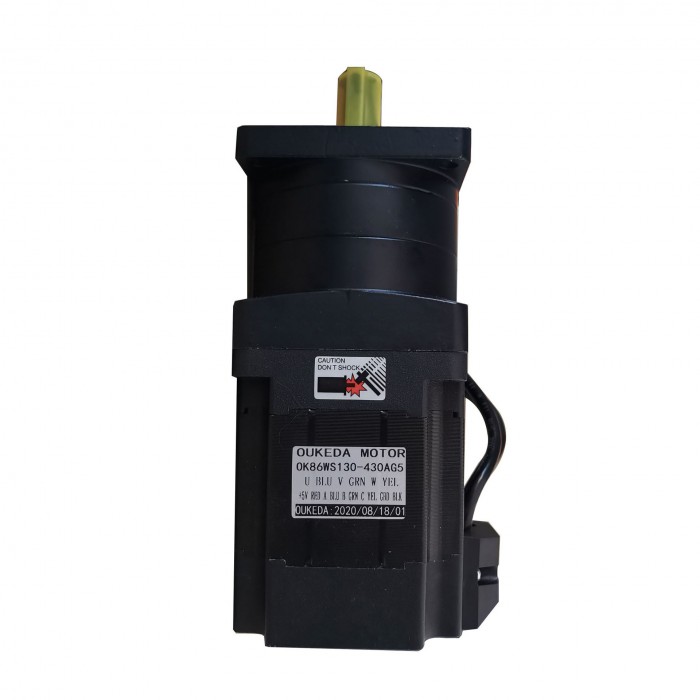 OUKEDA Brushless DC Motor with Planetary Gearbox 3:1-216:1 48V 2.5Nm 3500RPM 86mm