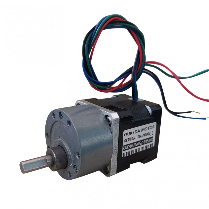 OUKEDA JGB37 Eccentric Gearbox Stepper Motor 1.8° 1.0A 0.14Nm 2 Phase 35mm Gear Reducer OUKEDA JGB37 Eccentric Gearbox Stepper Motor 1.8° 1.0A 0.14Nm 2 Phase 35mm Gear Reducer