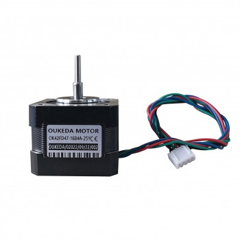 Oukeda Nema 17 Stepper Motor 55Ncm (77.89 oz·in) 1.8 Deg 3.0V 2 Phases 42 × 42mm 4 Wires