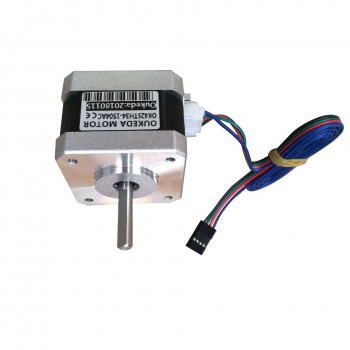 OUKEDA NEMA 17 Stepper Motor 32Ncm 1.8° 2.8V 2-Phase D-cut 4 Wires 42mm