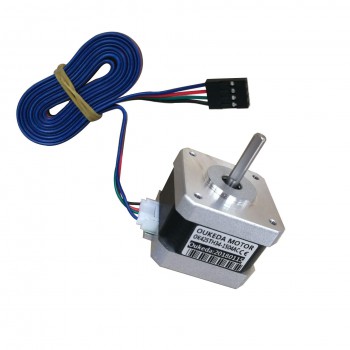 OUKEDA NEMA 17 Stepper Motor 32Ncm 1.8° 2.8V 2-Phase D-cut 4 Wires 42mm