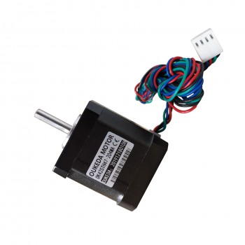 Oukeda NEMA 17 Stepper Motor 46Ncm 0.9deg 2.8V 2A D-cut 42mm 2-Phase