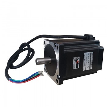 Oukeda NEMA 34 Stepper Motor 4.5Nm/8.5Nm/12Nm 1.8deg 2.5V 6A Keyway 86mm