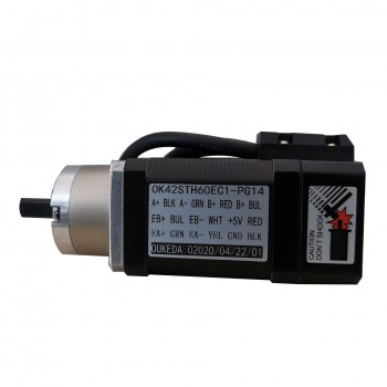 OUKEDA NEMA 17 Closed Loop Stepper Motor & Driver Kit 70Ncm 1.8° 1.8A with Encoder and Planetary Gearbox