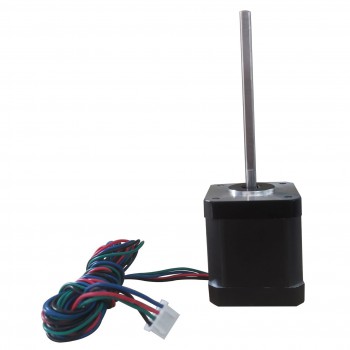 OUKEDA NEMA 17 Stepper Motor for 3D Printer 44Ncm 0.9° 2.8V 2.0A 2 Phase Long Shaft 80mm