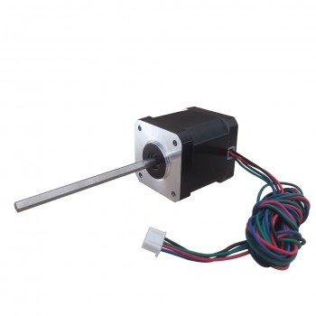 OUKEDA NEMA 17 Stepper Motor for 3D Printer 44Ncm 0.9° 2.8V 2.0A 2 Phase Long Shaft 80mm