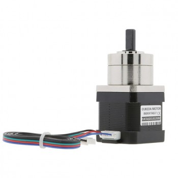 OUKEDA NEMA 17 Planetary Gearbox Stepper Motor 42mm 4:1-139:1 1.8° 1.68A 0.45Nm