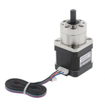 OUKEDA NEMA 17 Planetary Gearbox Stepper Motor 42mm 4:1-139:1 1.8° 1.68A 0.45Nm