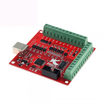 OUKEDA USB MACH3 3-Axis CNC Motion Control Board for Engraving Machine Stepper Motor Controller