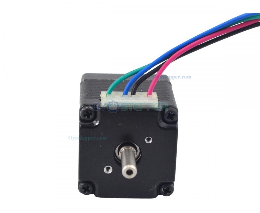 Dual Shaft Nema 11 Stepper Motor Bipolar 1.8 Degree 7Ncm (9.91oz.in) 0.67A 3.75V 28x28x31.5mm 4 Wires