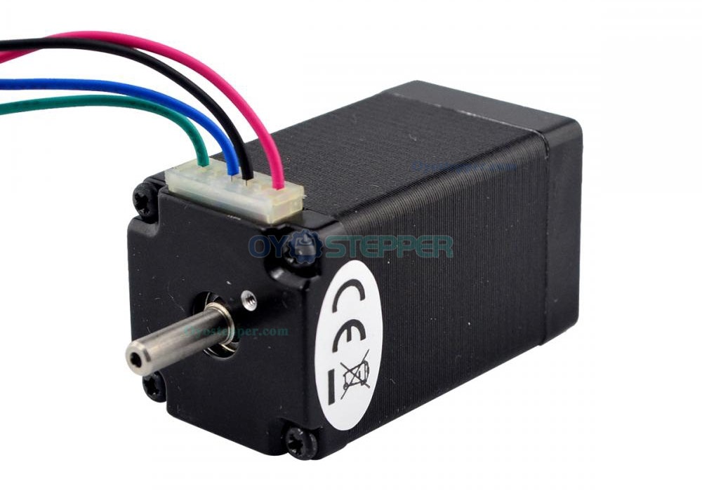 Dual Shaft Nema 11 Stepper Motor Bipolar 1.8 Degree 12Ncm (17.04oz.in) 0.67A 6.2V 28x28x51mm 4 Wires