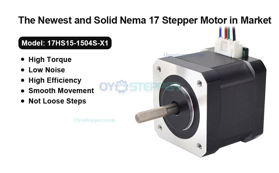 Nema 17 Stepper Motor 1.5A 12V 63.74oz.in  4-Lead 39mm Body W/ 1m Cable and Connector for DIY CNC/ 3D Printer/Extruder 