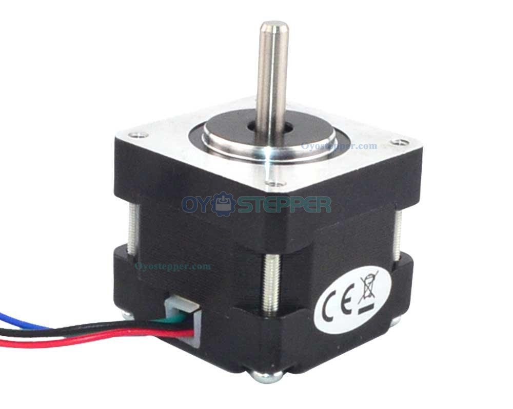 Nema 16 Bipolar Stepper Motor 1.8 Degree 18Ncm (25.5oz.in) 0.65A 39x39x34mm 4 Wires