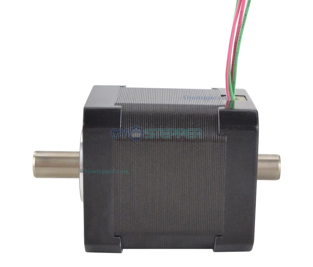 Nema 17 Hollow Shaft Stepper Motor Bipolar 1.8 Deg 0.36 Nm(42.49oz.in) 1.5A 42x42x47.75mm 4 Wires