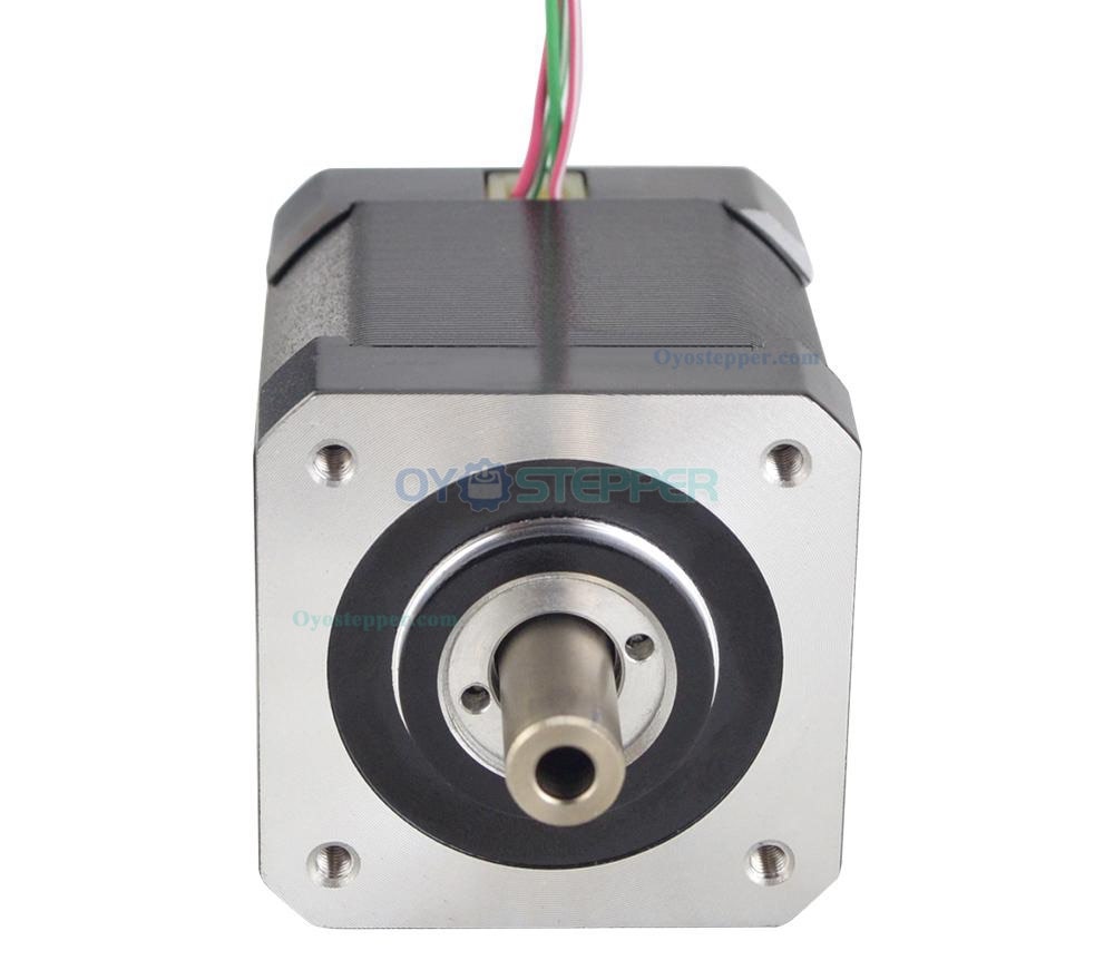 Nema 17 Hollow Shaft Stepper Motor Bipolar 1.8 Deg 0.36 Nm(42.49oz.in) 1.5A 42x42x47.75mm 4 Wires