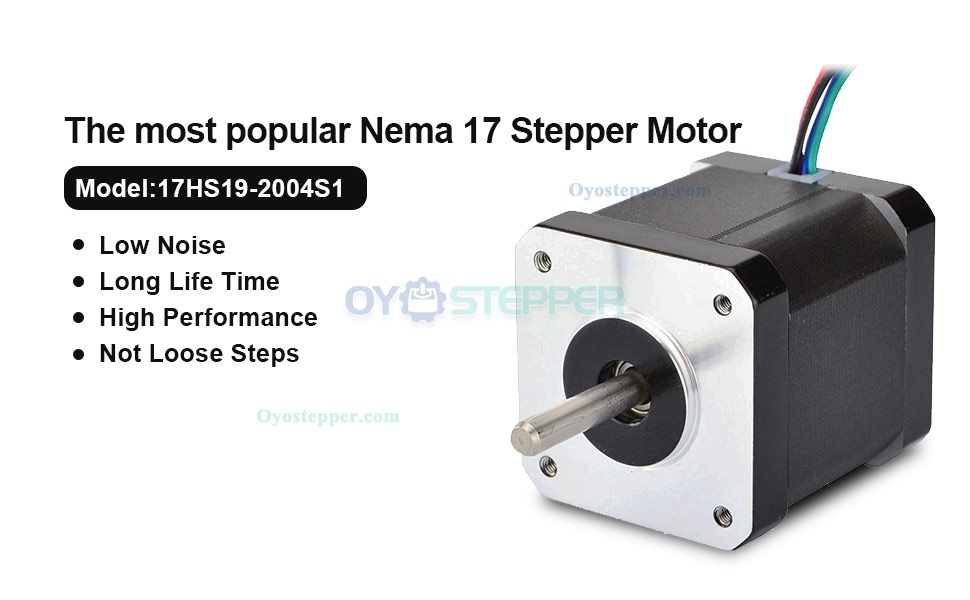 5 PCS Nema 17 Stepper Motor Bipolar 1.8 Deg 59Ncm 2A for DIY 3D Printer Motor CNC Robot 3D Printer 17HS19-2004S1