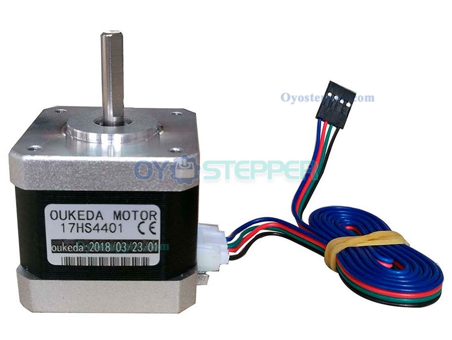 Oukeda 17HS4401 NEMA 17 Stepper Motor 1.8 Deg 45Ncm 2 Phase for 3D Printer Robotics 42X42mm
