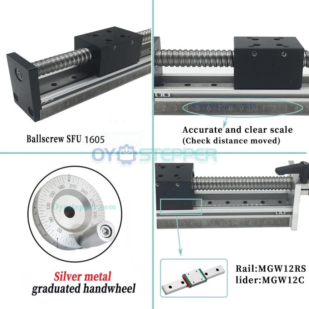 DXG6042 Mini Manual Ballscrew Slide Table CNC Linear Module Handwheel Linear Translation Stage DXG6042 Mini Manual Ballscrew Slide Table CNC Linear Module Handwheel Linear Translation Stage