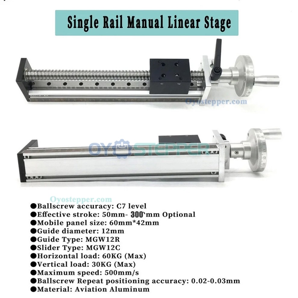 DXG6042 Mini Manual Ballscrew Slide Table CNC Linear Module Handwheel Linear Translation Stage DXG6042 Mini Manual Ballscrew Slide Table CNC Linear Module Handwheel Linear Translation Stage
