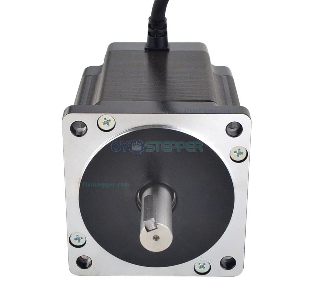 E Series Nema 34 Bipolar High Torque Stepper Motor 1.8 Degree 8.2 Nm(1161.45oz.in) 6.0A 86x86x114mm 4 Wires