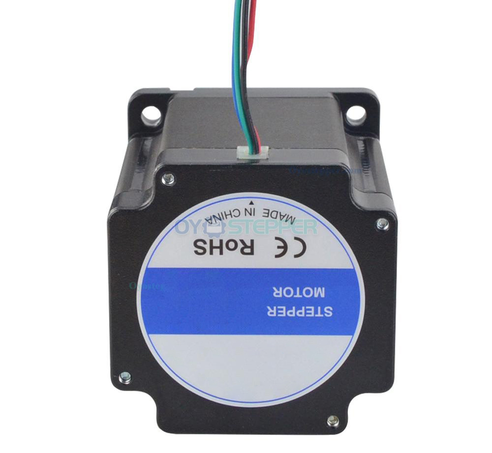 Nema 34 High Torque Stepper Motor Bipolar 1.8 Degree 7.2 Nm(1019.81oz.in) 6.0A 2 Phase 4 Wires Keyway Shaft 