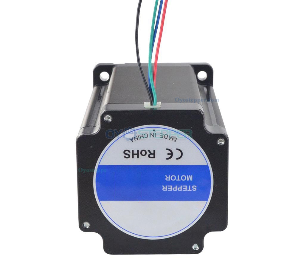 Nema 34 Stepper Motor Bipolar 1.8 Degree 12 Nm(1700oz.in) 2 Phase 6.0A 86x86x150.6mm 4 Wires