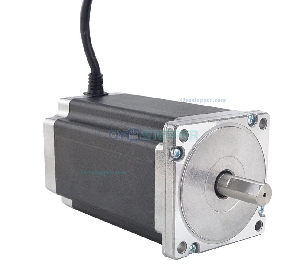 Nema 34 High Torque Bipolar CNC Stepper Motor 1.8 Deg 12.0Nm (1699.68oz.in) 86x86x150.5mm 5.2 A 4 Wires