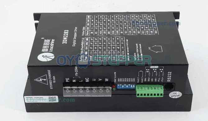 Leadshine 3DM2283 Digital Stepper Driver 2.1-11.7A 176-253VAC for 3-Phase Nema 34, 42, 52 Stepper Motor