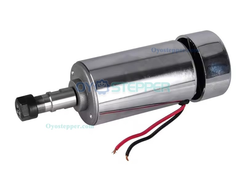 thumbnail image 2 of 48V 500W Brushless Spindle Motor – ER11 Collet, 12000RPM, Air Cooled For CNC 2 of 2