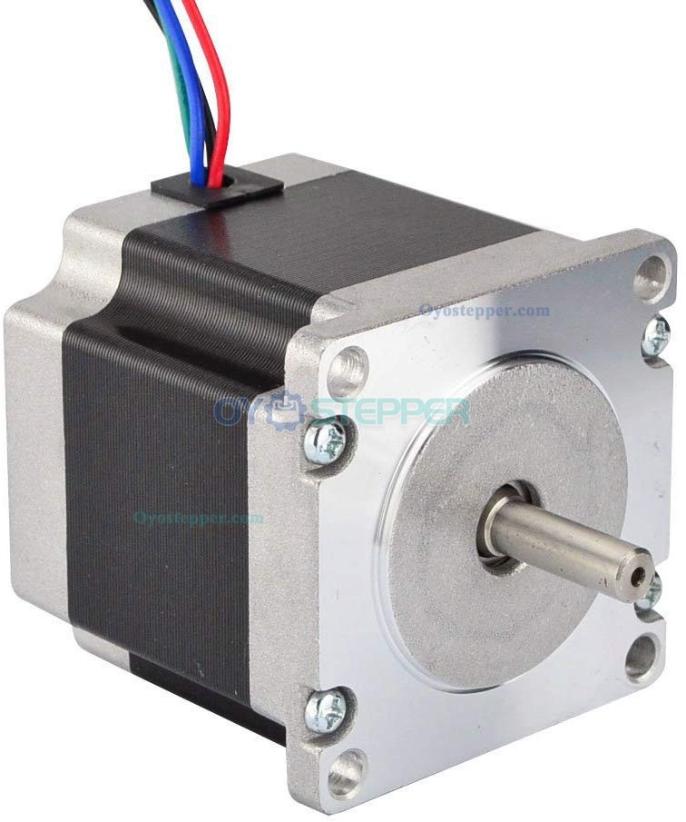 Nema 23 Stepper Motor Bipolar 1.8 Deg 1.26Nm (178.4oz.in) 2.8A 2.5V 57x57x56mm 4 Wires (23HS22-2804S）CNC Stepping Motor DIY CNC Mill