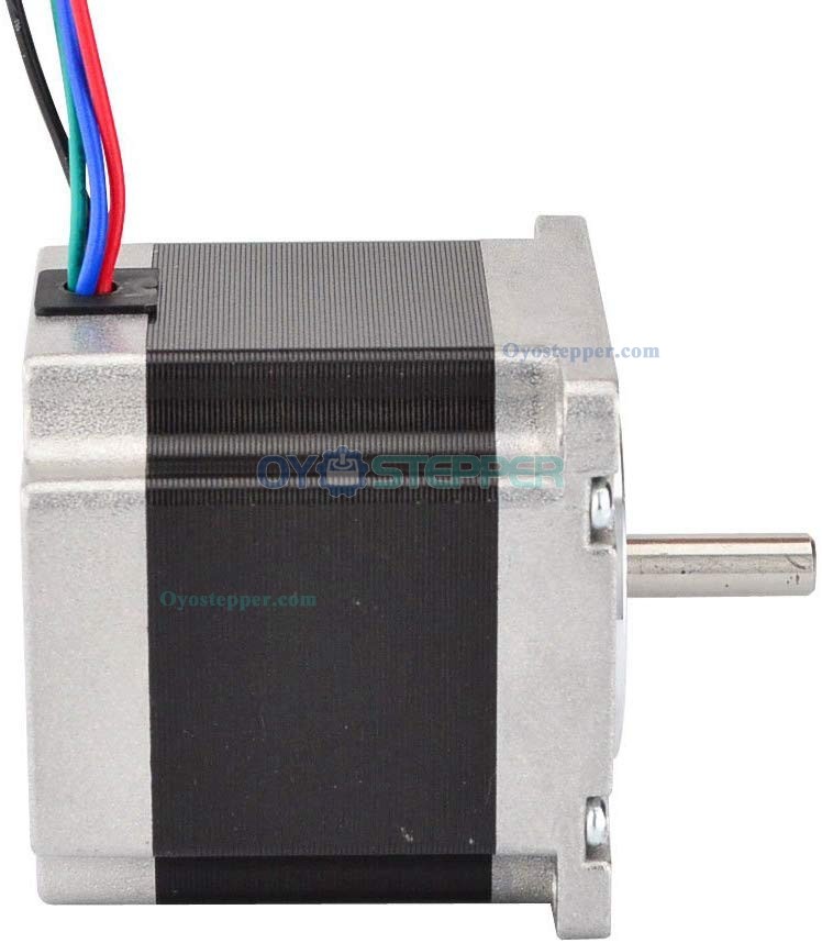 Nema 23 Stepper Motor Bipolar 1.8 Deg 1.26Nm (178.4oz.in) 2.8A 2.5V 57x57x56mm 4 Wires (23HS22-2804S）CNC Stepping Motor DIY CNC Mill