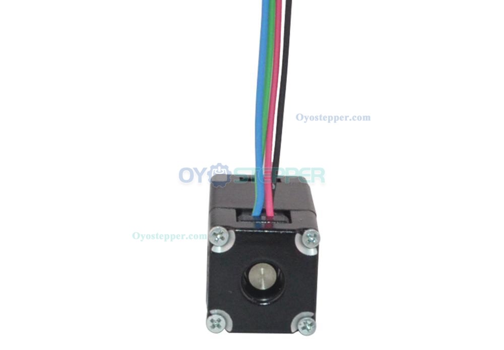 Miniature Nema 6 Stepper Motor Bipolar 1.8 Degree 0.58Ncm (0.82oz.in) 0.3A 14x14x30mm 4 Wires