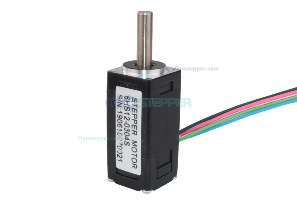 Miniature Nema 6 Stepper Motor Bipolar 1.8 Degree 0.58Ncm (0.82oz.in) 0.3A 14x14x30mm 4 Wires