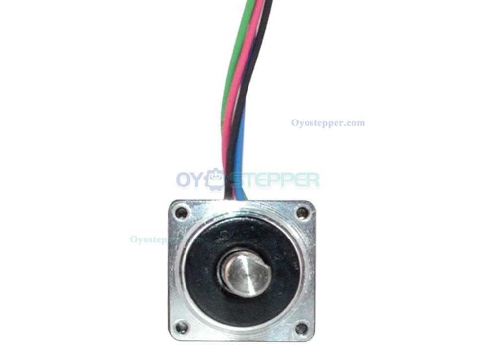 Mini Daul Shaft Nema 6 Stepper Motor Bipolar 1.8 Degree 0.58Ncm (0.82oz.in) 0.3A 14x14x30mm 4 Wires