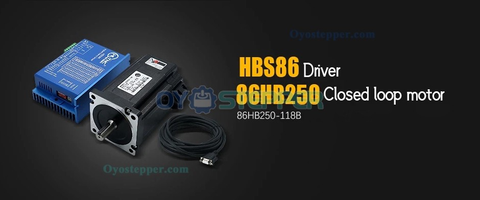 Nema 34 Close Loop Stepper Motor 1.8Deg 8N.m (1143oz.in)& HBS86 Driver Kit With Brake