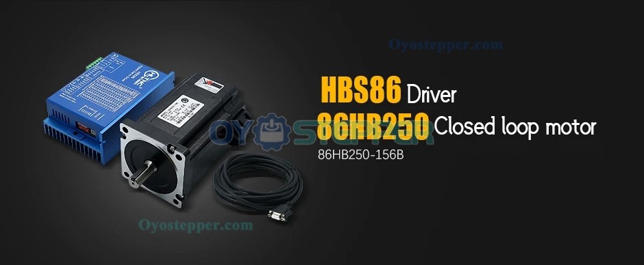 Nema34 Close Loop Stepper Motor 12N.m With Brake + Hybrid Servo Driver Kit For CNC Router