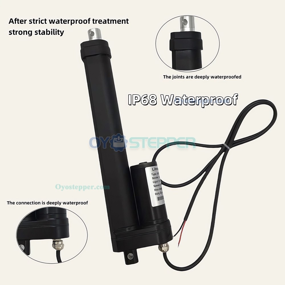 IP68 Submersible Electric Linear Actuator 264lbs12V Motorized Linear Actuators for Industrial Automation IP68 Submersible Electric Linear Actuator 264lbs12V Motorized Linear Actuators for Industrial Automation