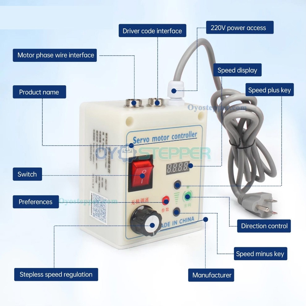 550W / 750W / 1.1KW / 1.5KW / 2.2KW 1.85 Nm-6.85 Nm Brushless AC Servo Motor with Speed Controller CNC Kit 550W / 750W / 1.1KW / 1.5KW / 2.2KW 1.85 Nm-6.85 Nm Brushless AC Servo Motor with Speed Controller CNC Kit