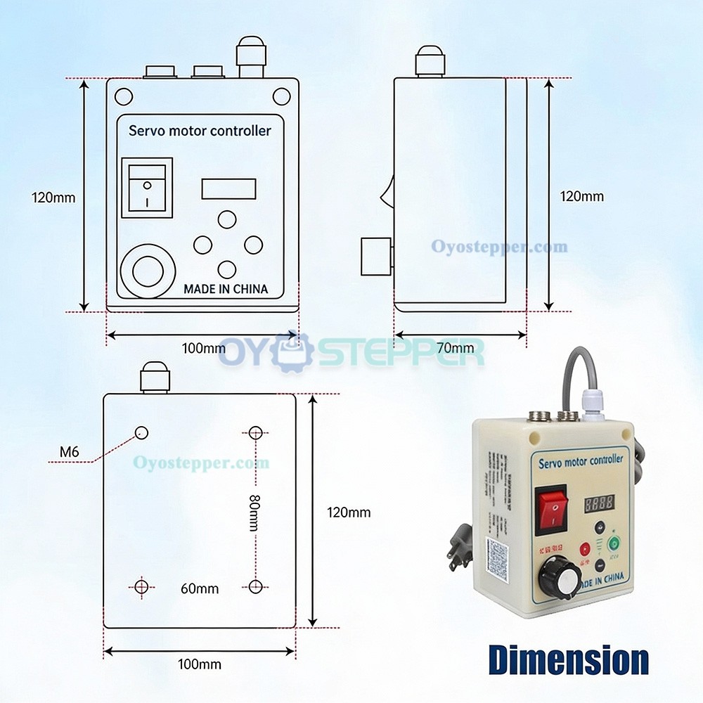550W / 750W / 1.1KW / 1.5KW / 2.2KW 1.85 Nm-6.85 Nm Brushless AC Servo Motor with Speed Controller CNC Kit 550W / 750W / 1.1KW / 1.5KW / 2.2KW 1.85 Nm-6.85 Nm Brushless AC Servo Motor with Speed Controller CNC Kit
