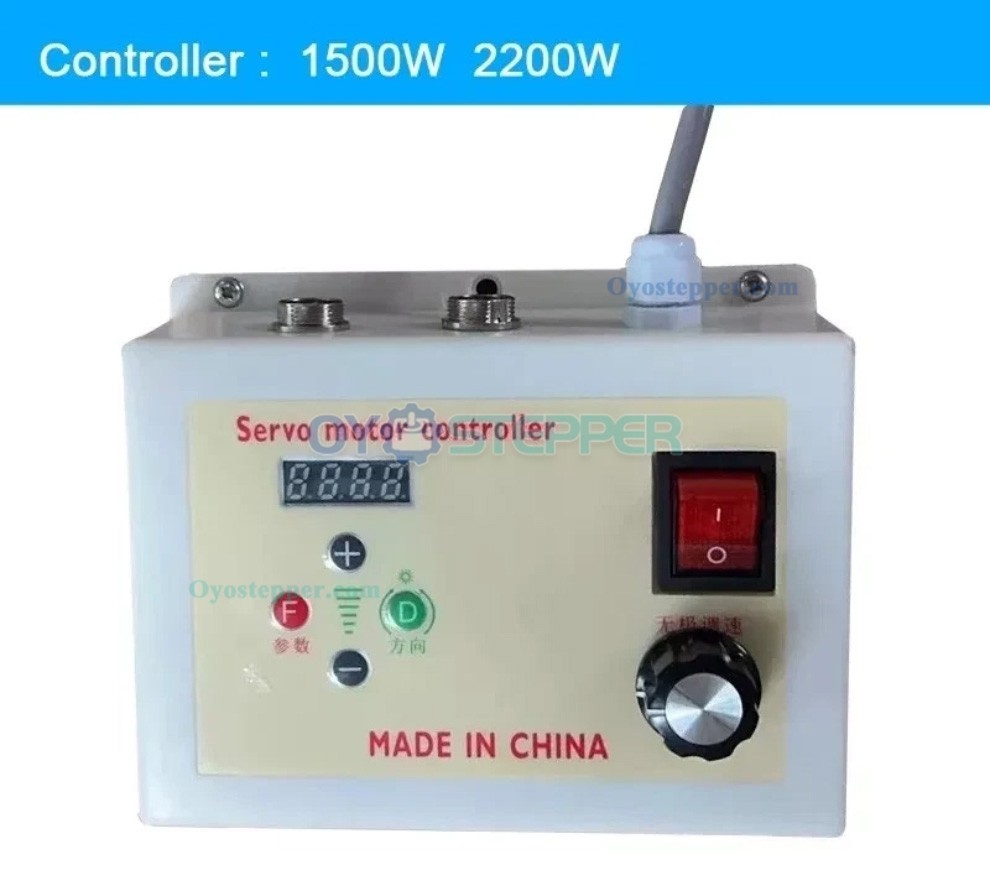 550W / 750W / 1.1KW / 1.5KW / 2.2KW 1.85 Nm-6.85 Nm Brushless AC Servo Motor with Speed Controller CNC Kit 550W / 750W / 1.1KW / 1.5KW / 2.2KW 1.85 Nm-6.85 Nm Brushless AC Servo Motor with Speed Controller CNC Kit